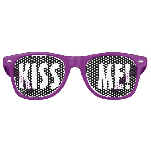 Aangepaste jouw tekst, afbeelding en achtergrondkl retro zonnebril (Voorkant)