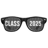 Aangepaste jouw tekst, afbeelding en achtergrondkl retro zonnebril (Voorkant)