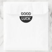 Aangepaste jouw tekst, afbeelding en achtergrondkl ronde sticker (Tas)