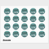 Aangepaste jouw tekst, afbeelding en achtergrondkl ronde sticker (Vel)