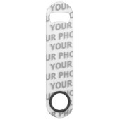 Aangepaste jouw tekst, afbeelding en achtergrondkl speed flessenopener (Voorkant)