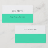 Aangepaste jouw tekst, afbeelding en achtergrondkl visitekaartje (Voorkant / Achterkant)