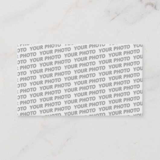 Aangepaste jouw tekst, afbeelding en achtergrondkl visitekaartje (Voorkant)