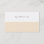 Aangepaste jouw tekst, afbeelding en achtergrondkl visitekaartje (Achterkant)