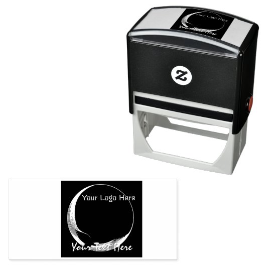 Aangepaste Jouw tekst Afbeelding Zelfinking Rubber Zelfinktende Stempel (In situ)