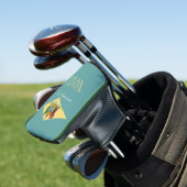 Aangepaste Jouw tekst Delaware State Flag op een Golfheadcover (Insitu)