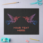 Aangepaste Jouw tekst hier stijl 18lb tissuepapier (Craft)