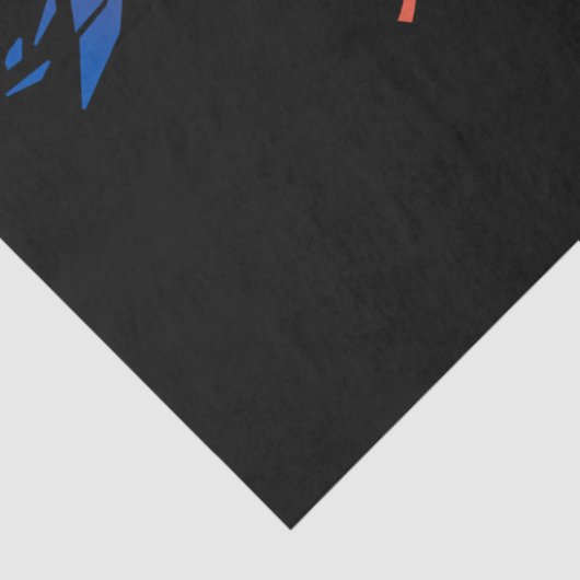 Aangepaste Jouw tekst hier stijl 18lb tissuepapier (Detail)