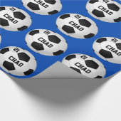 Aangepaste Jouw tekst-KLEUR voor voetpakking Cadeaupapier (Hoek)