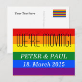 Aangepaste jouw tekst, teken, afbeelding en achter aankondigingskaart (Voorkant / Achterkant)