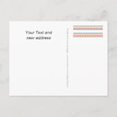 Aangepaste jouw tekst, teken, afbeelding en achter aankondigingskaart (Achterkant)