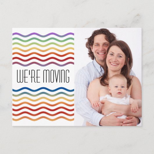 Aangepaste jouw tekst, teken, afbeelding en achter aankondigingskaart (Voorkant)