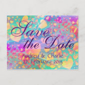 Aangepaste jouw tekst, teken, afbeelding en achter aankondigingskaart (Voorkant)