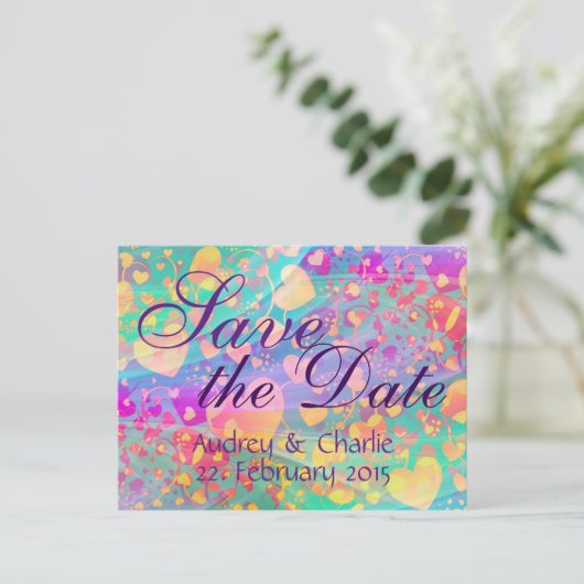 Aangepaste jouw tekst, teken, afbeelding en achter aankondigingskaart (Staand voorkant)