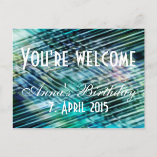 Aangepaste jouw tekst, teken, afbeelding en achter briefkaart