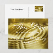 Aangepaste jouw tekst, teken, afbeelding en achter briefkaart (Voorkant / Achterkant)