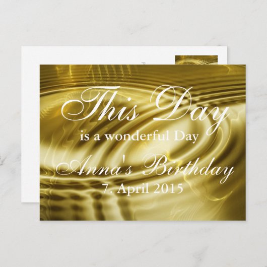 Aangepaste jouw tekst, teken, afbeelding en achter briefkaart (Voorkant / Achterkant)