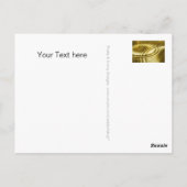 Aangepaste jouw tekst, teken, afbeelding en achter briefkaart (Achterkant)