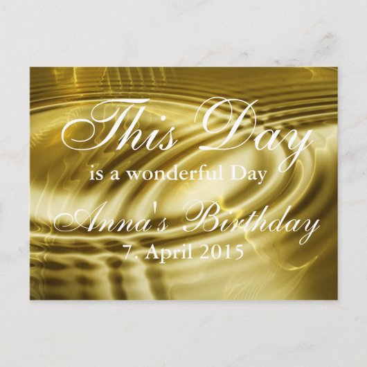 Aangepaste jouw tekst, teken, afbeelding en achter briefkaart (Voorkant)