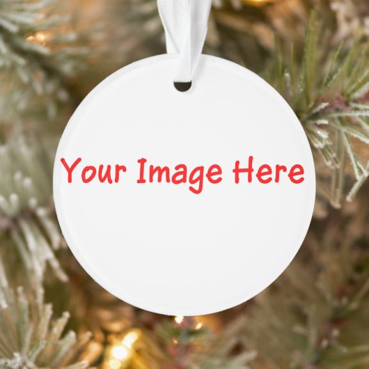 Aangepaste Jouw tekst Uw Afbeelding voor Aliyah Ornament (Boom)