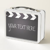 Aangepaste Jouw tekst voor filmregisseur Clapboard (Achterkant)