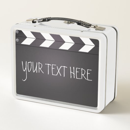 Aangepaste Jouw tekst voor filmregisseur Clapboard (Achterkant)