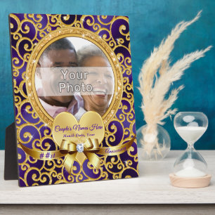 Aangepaste Jubilea met uw FOTO Fotoplaat