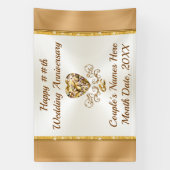 Aangepaste Jubileum banners, elk jaar Spandoek (Verticaal)
