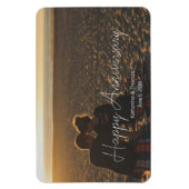 Aangepaste Jubileum Foto Gepersonaliseerde tekst m Magneet (Verticaal)