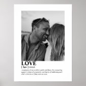 Aangepaste Jubileum foto met gepersonaliseerde ber Poster (Voorkant)