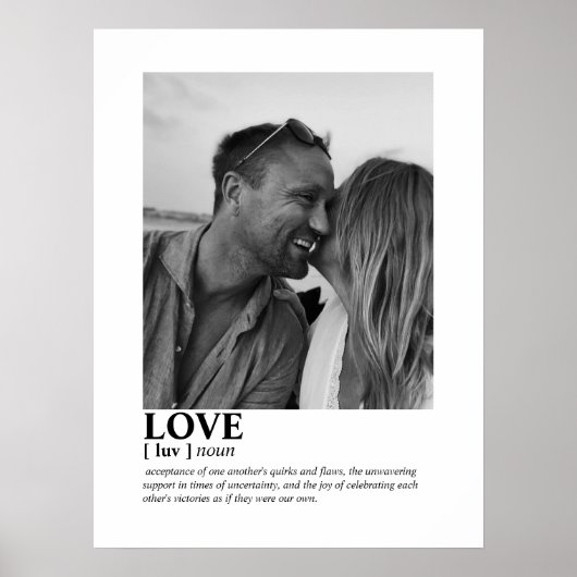 Aangepaste Jubileum foto met gepersonaliseerde ber Poster (Voorkant)