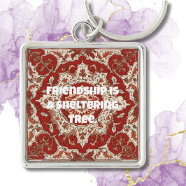 Aangepaste Jubileum Gifts voor Vrienden Perzische  Sleutelhanger