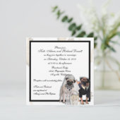 Aangepaste Jubileum-uitnodigingen Kaart (Staand voorkant)