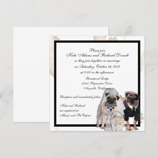 Aangepaste Jubileum-uitnodigingen Kaart (Voorkant / Achterkant)