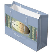 Aangepaste Jubileum voor weduwschap met wilde bloe Groot Cadeauzakje (Voorkant Gekanteld)