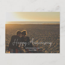 Aangepaste jubileumfoto gepersonaliseerde tekst mo