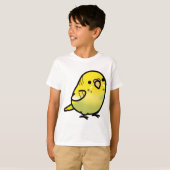 Aangepaste Juliet de Chubby Budgie T-shirt (Voorkant volledig)