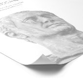 Aangepaste Julius Caesar inspirerend quote Poster (Hoek)
