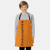 Aangepaste jumbo Bold naam Kies uw kleur Schort (Gedragen)