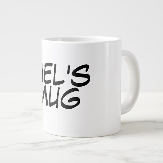 Aangepaste Jumbo Coffee-Mok Grote Koffiekop (Voorkant rechts)