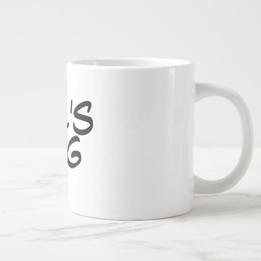 Aangepaste Jumbo Coffee-Mok Grote Koffiekop (Rechts)