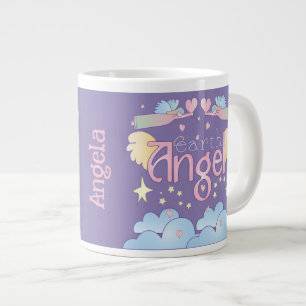 Aangepaste Jumbo Earth Angel Mok – Pastel Heaven