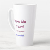 Aangepaste Jumbo Latte Mok om 17 oz aan te passen (Linkerhoek)