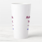 Aangepaste Jumbo Latte Mok om 17 oz aan te passen (Voorkant)