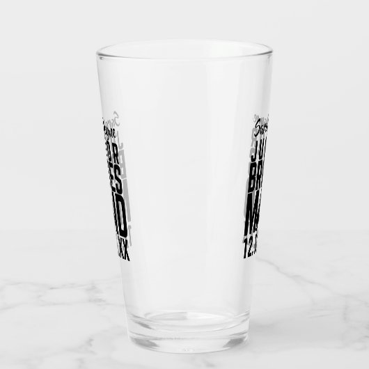 Aangepaste Junior Bruidsmeisje Naam Keepsake Glass Glas (Links)