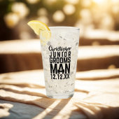 Aangepaste Junior Groomsman Naam Keepsake Glass Glas