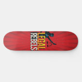 Aangepaste juridische rebellen: Starburst Skateboa Skateboard (Horizontaal)