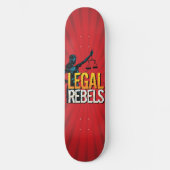 Aangepaste juridische rebellen: Starburst Skateboa Skateboard (Voorkant)