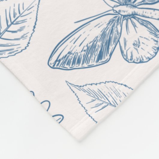 Aangepaste JW Baptisme-cadeaus voor zusters- blauw Fleece Deken (Hoek)