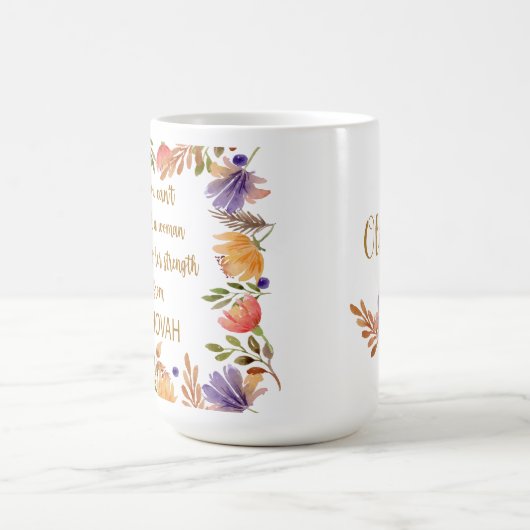 Aangepaste JW Zister citaat Koffiekoffie Mok (Center)